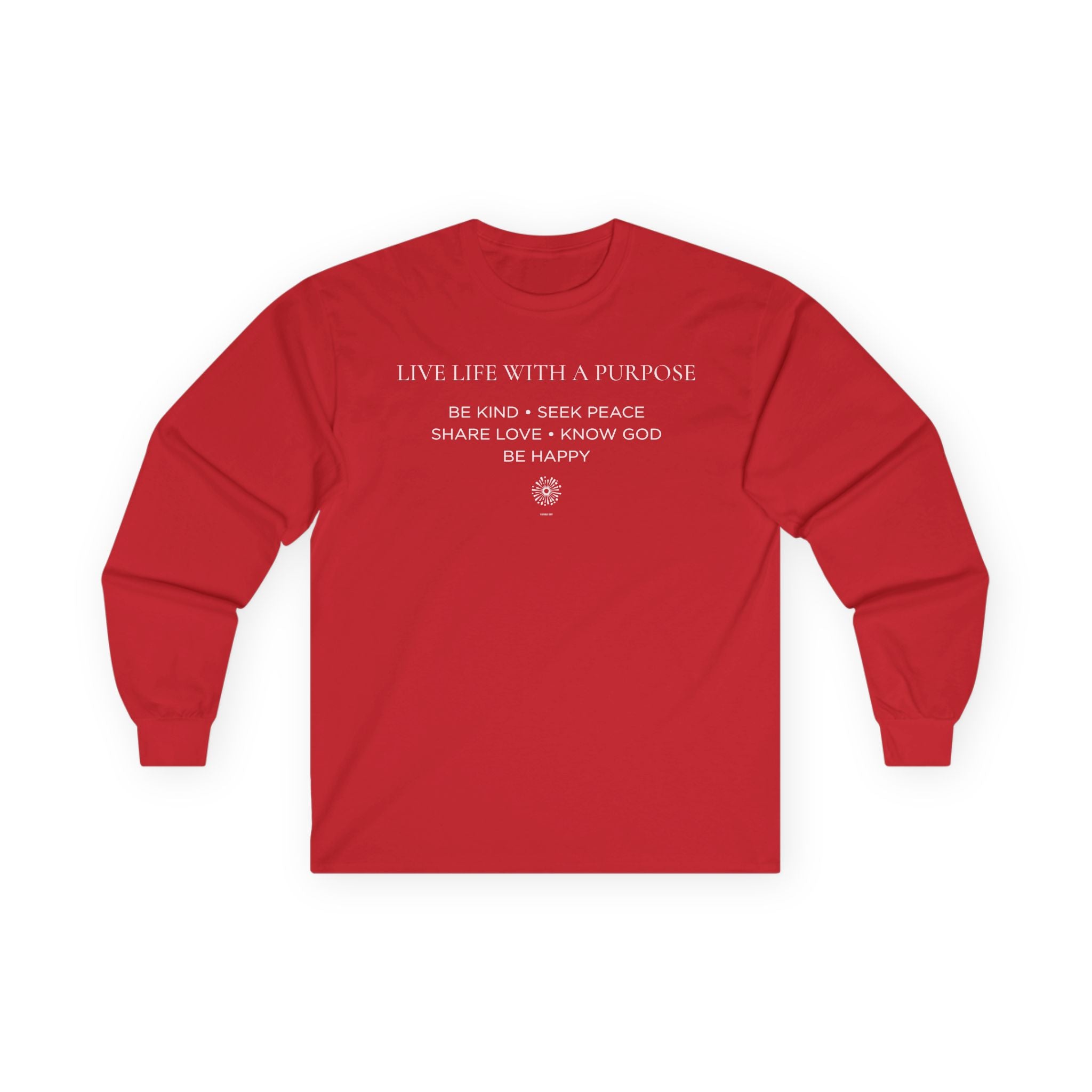 Live Life With A Purpose Men's Ultra Cotton Long Sleeve Tee