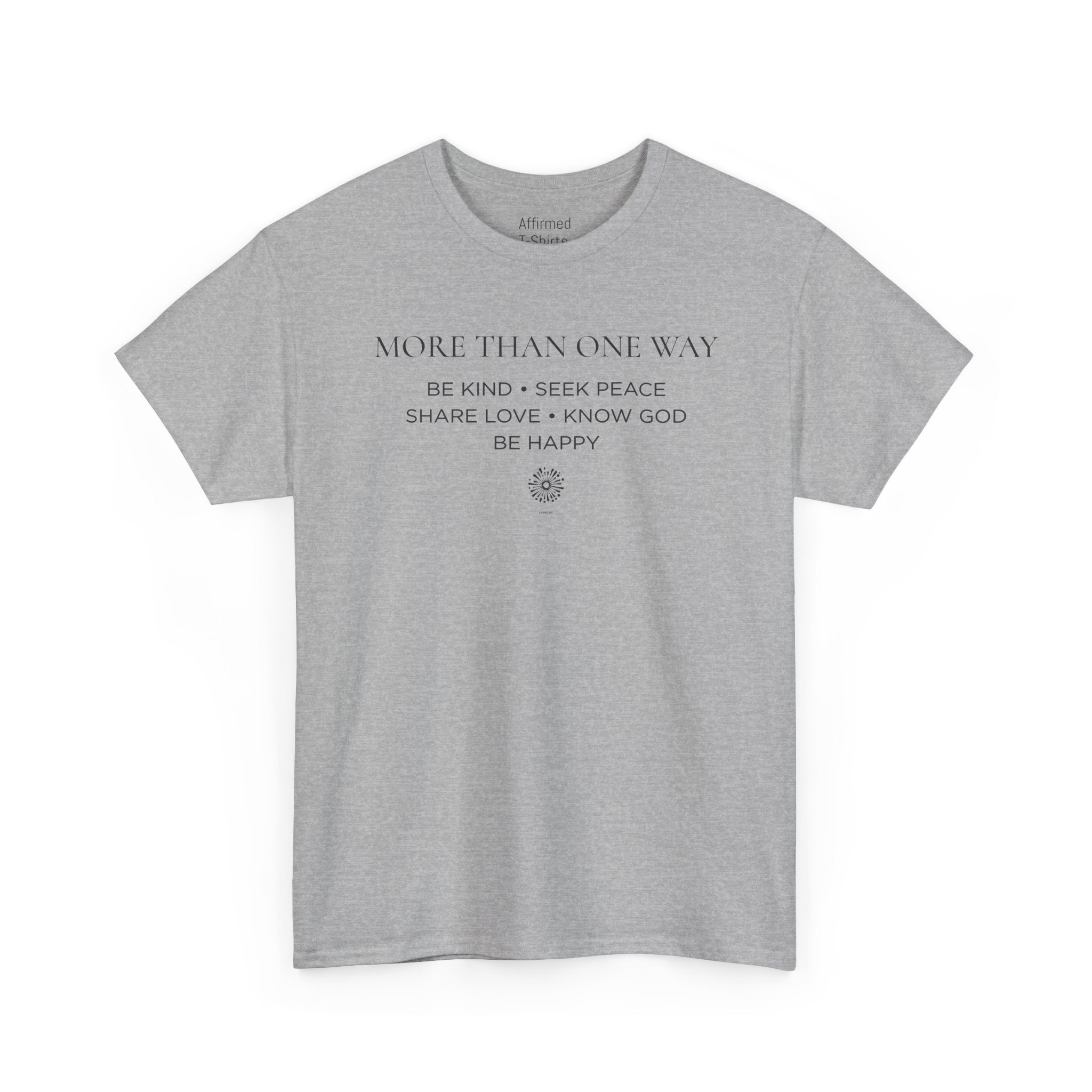 More Than One Way Men's Cotton T-Shirt
