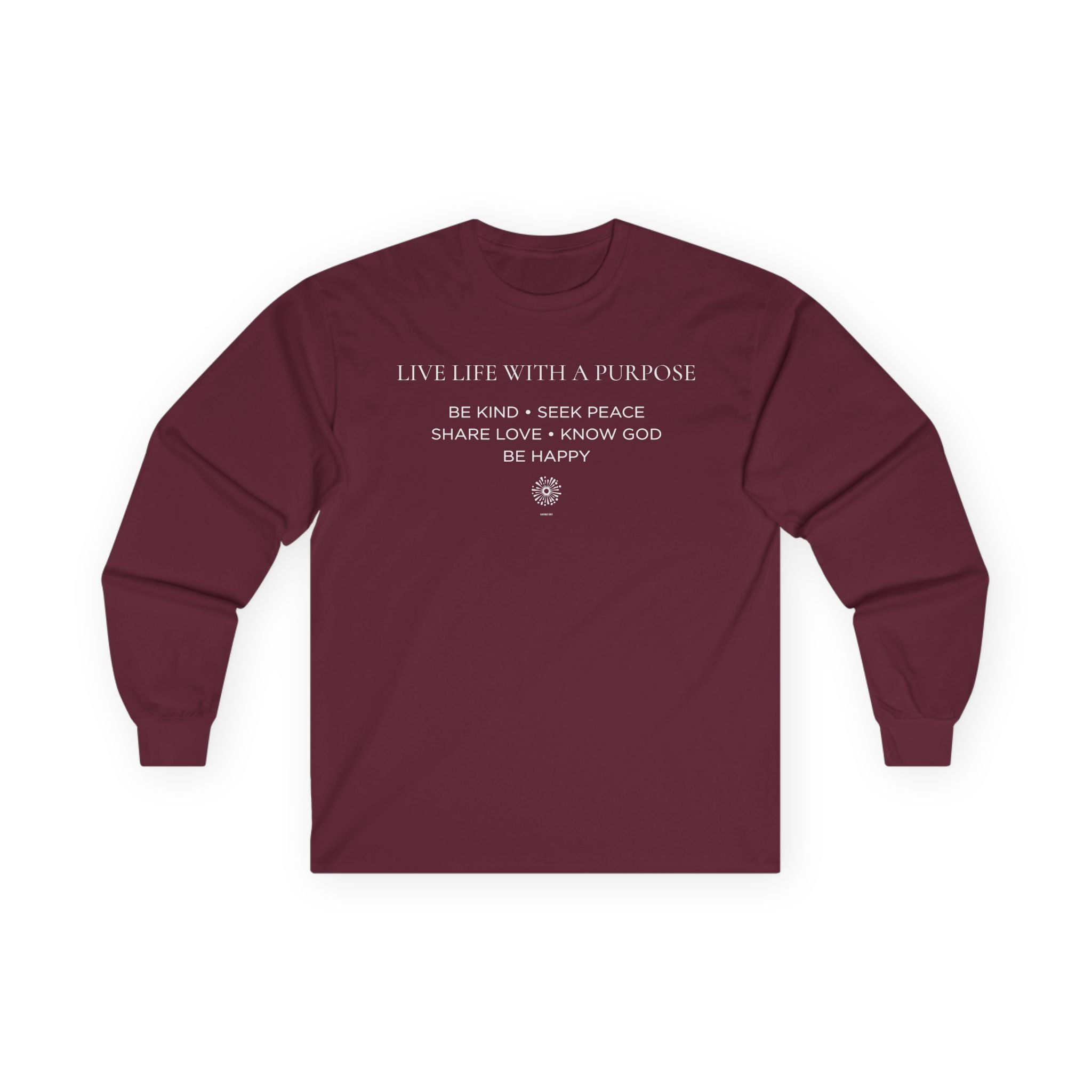 Live Life With A Purpose Men's Ultra Cotton Long Sleeve Tee