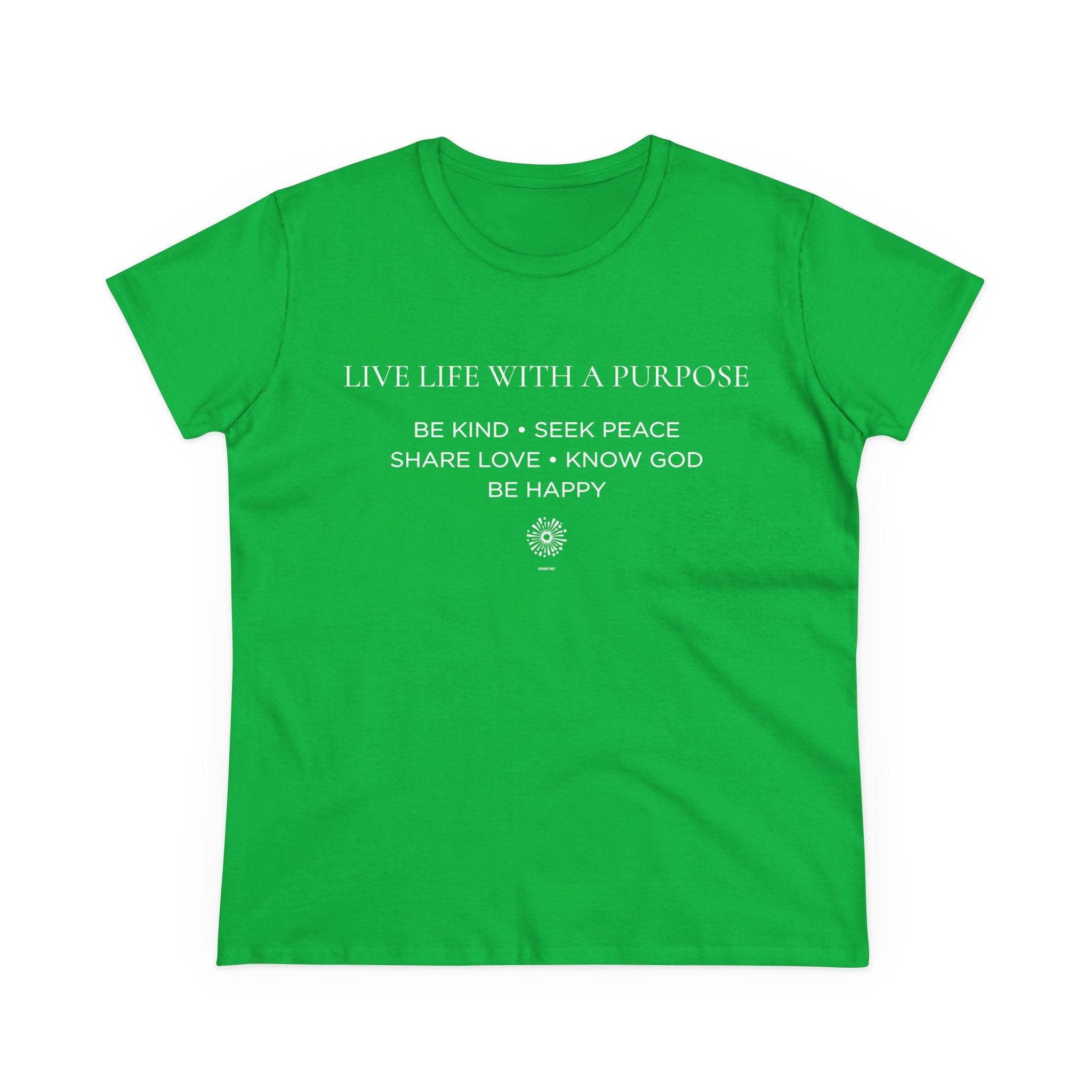 Live Life With A Purpose Women's Midweight Tee