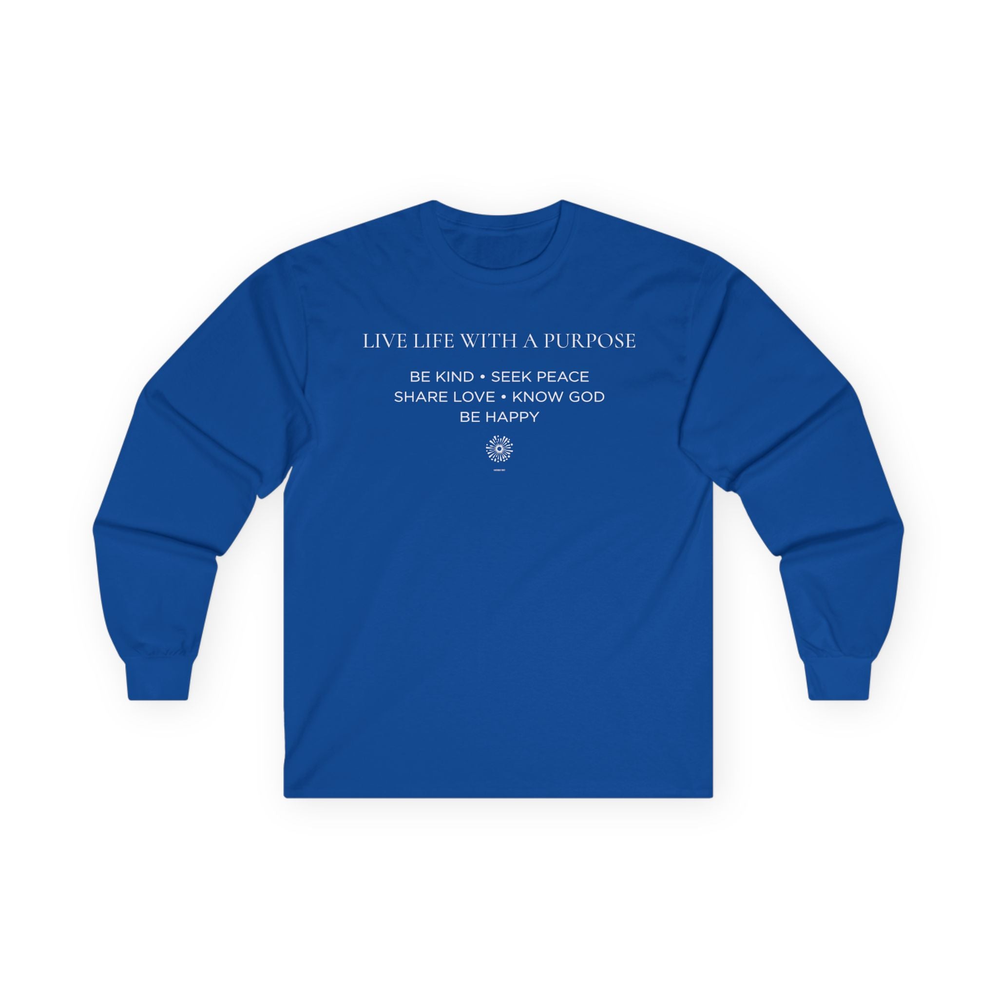 Live Life With A Purpose Men's Ultra Cotton Long Sleeve Tee