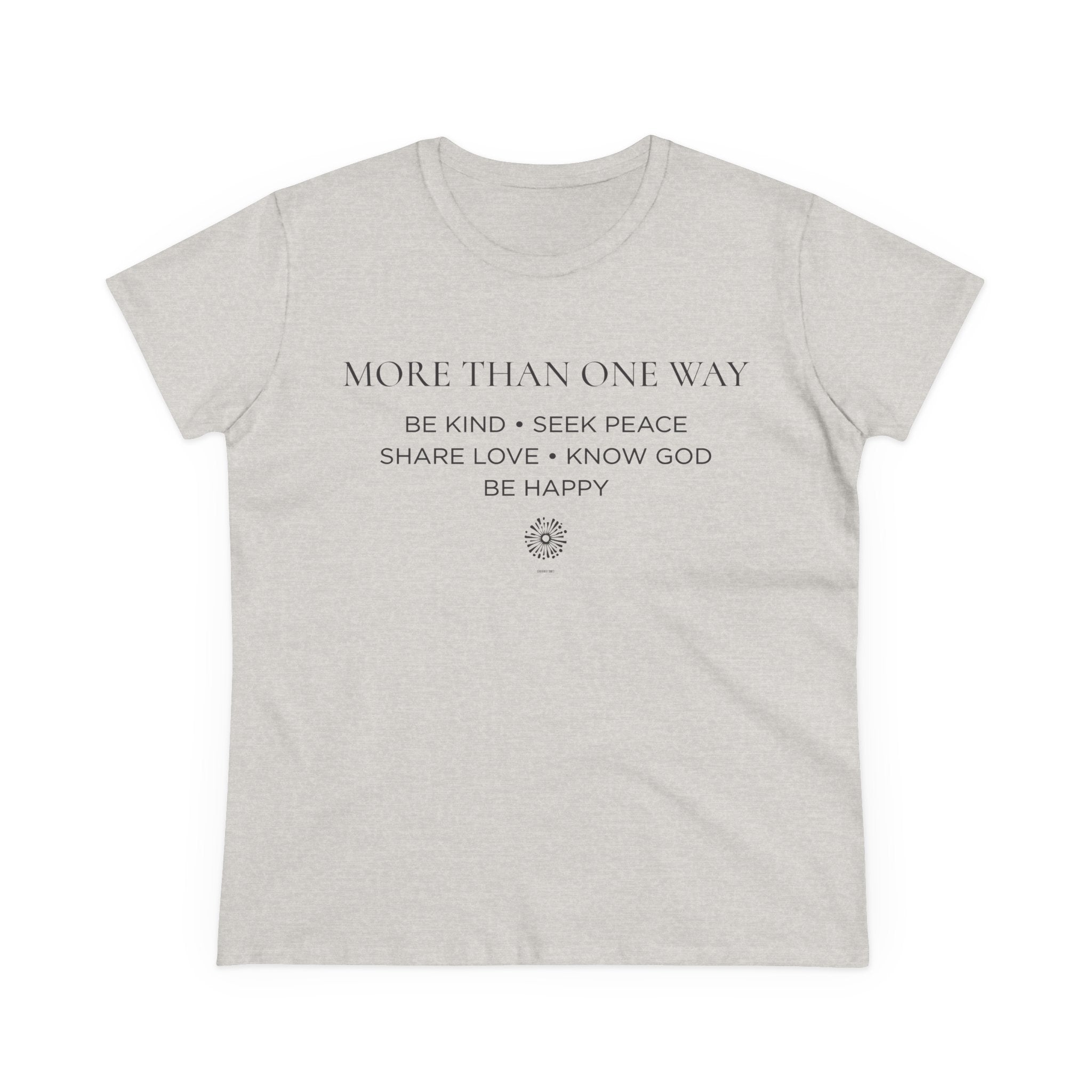 More Than One Way Women's Midweight Tee