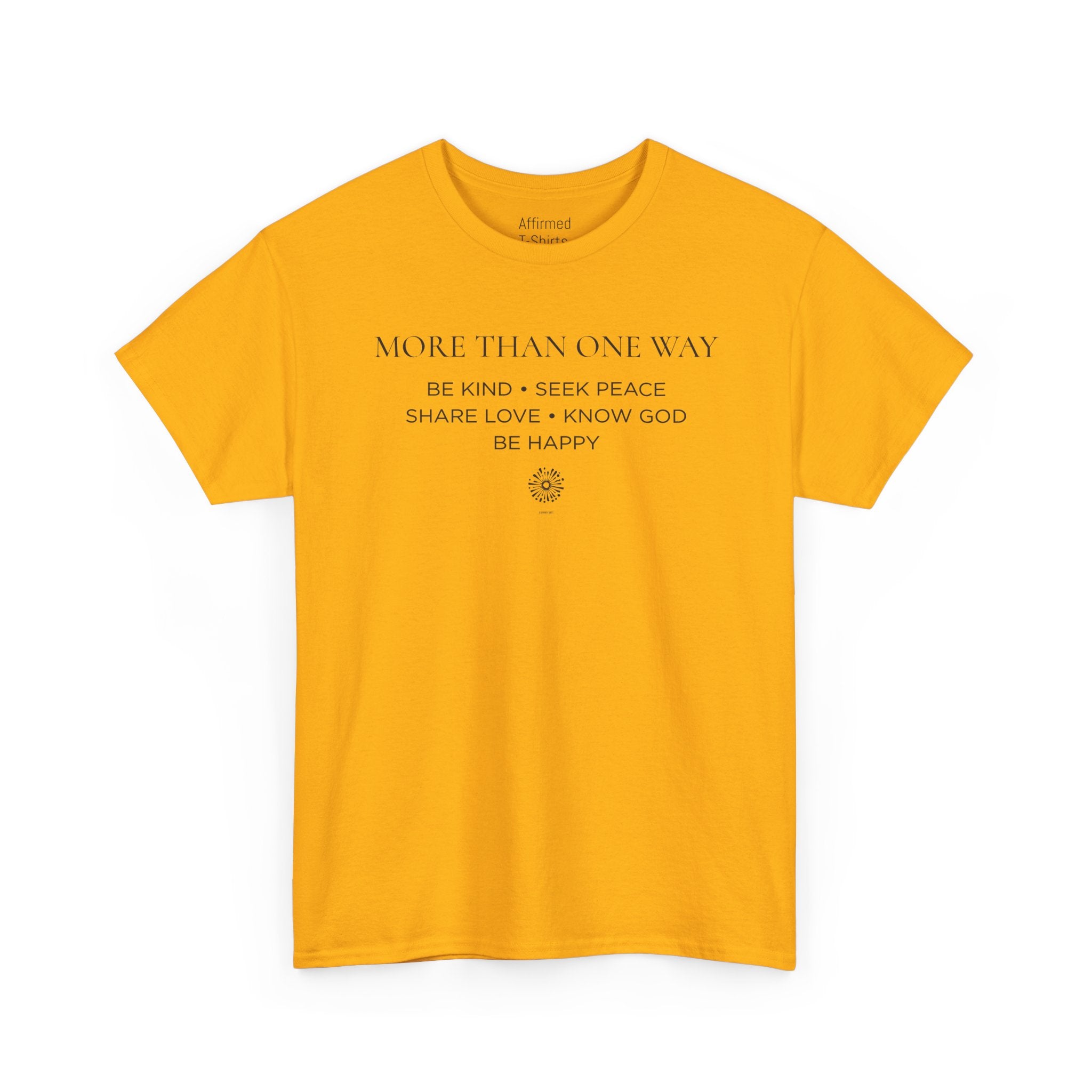 More Than One Way Men's Cotton T-Shirt