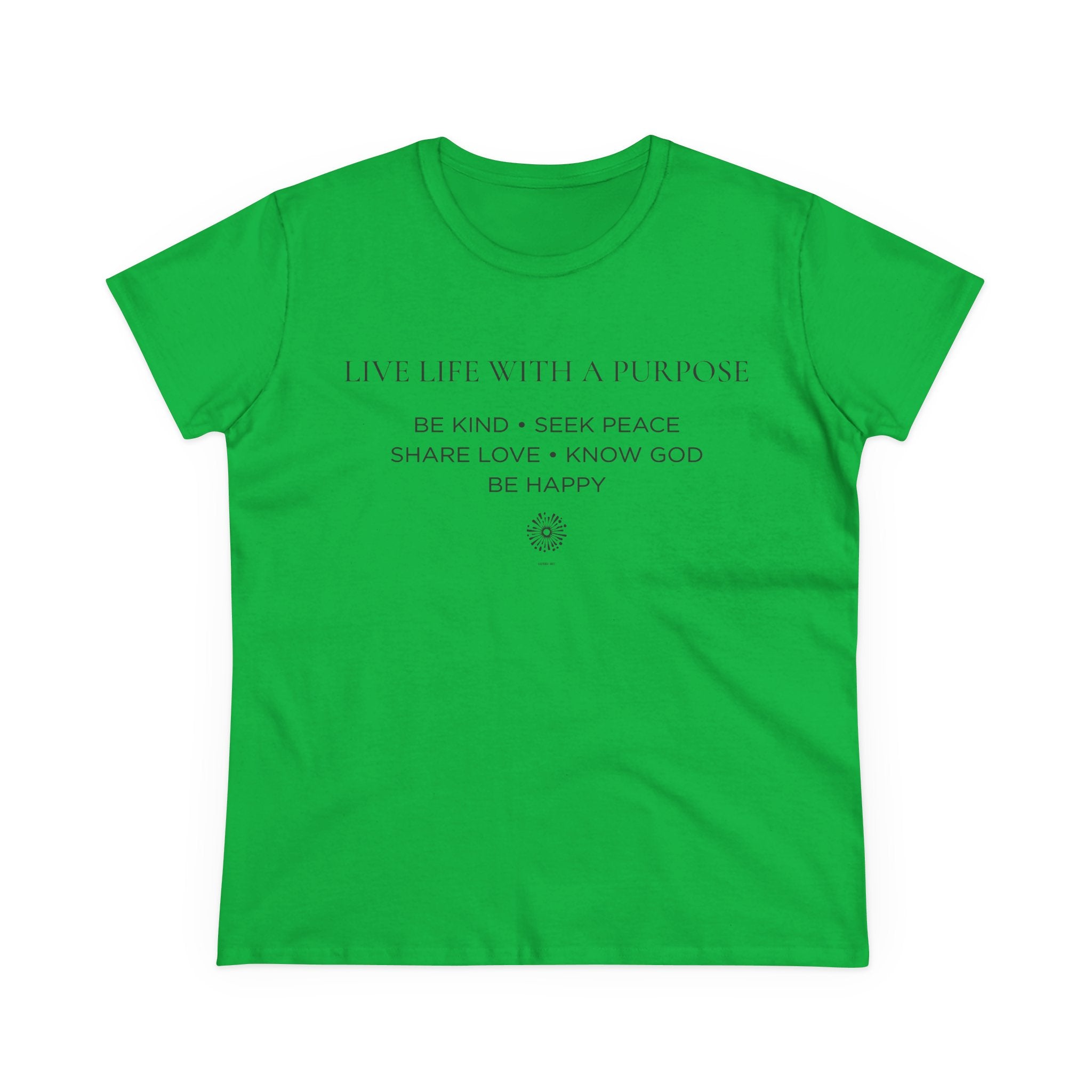 Live Life With A Purpose Women's Midweight Tee