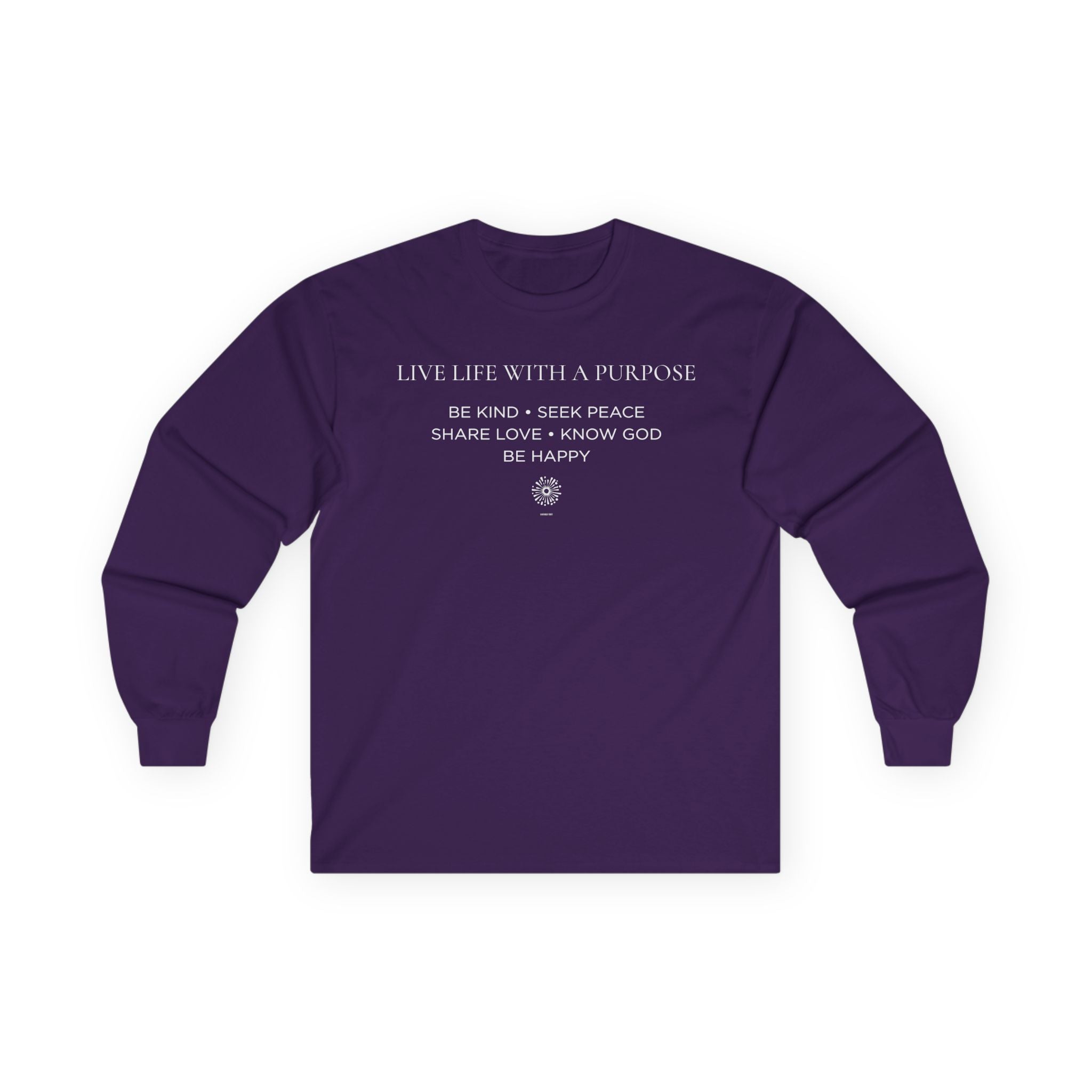 Live Life With A Purpose Men's Ultra Cotton Long Sleeve Tee