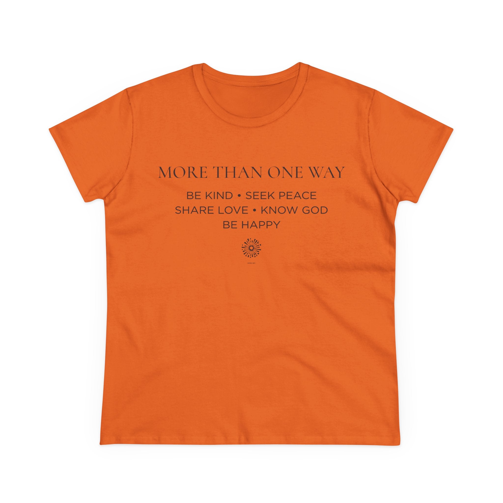 More Than One Way Women's Midweight Tee