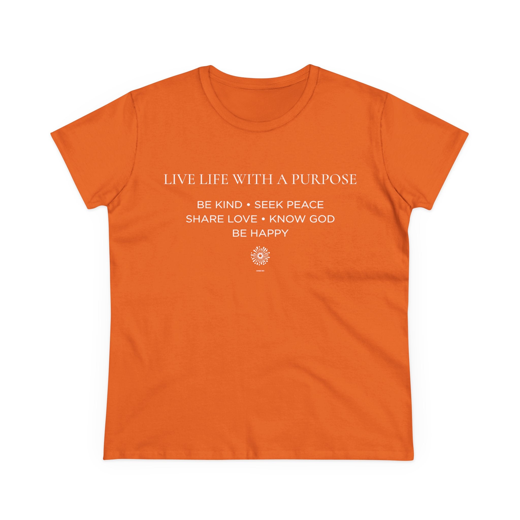 Live Life With A Purpose Women's Midweight Tee