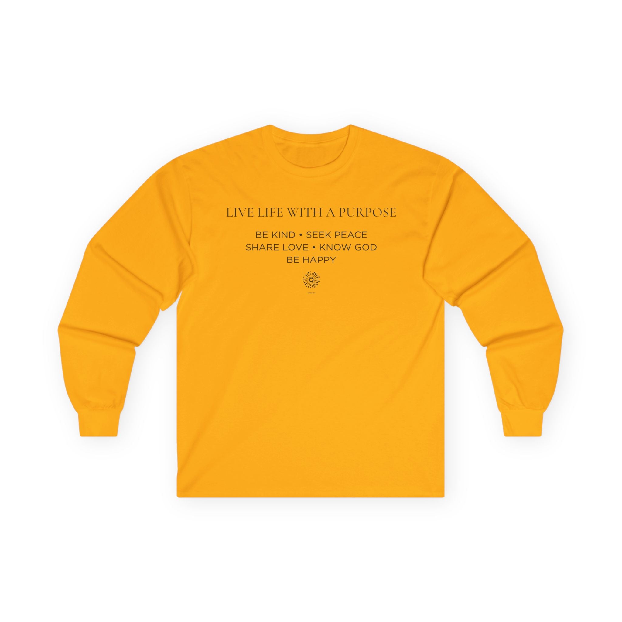 Live Life With A Purpose Men's Ultra Cotton Long Sleeve Tee