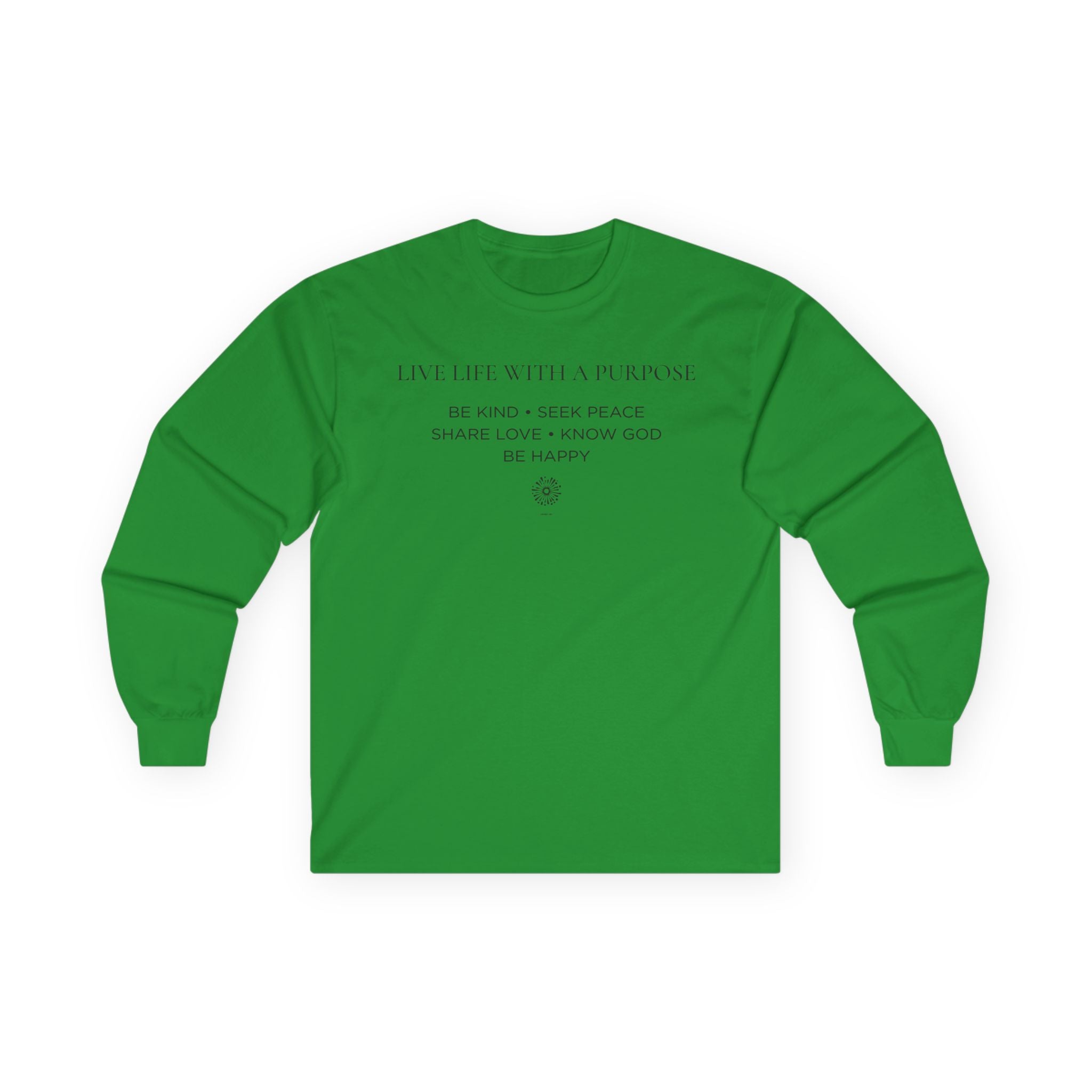 Live Life With A Purpose Men's Ultra Cotton Long Sleeve Tee