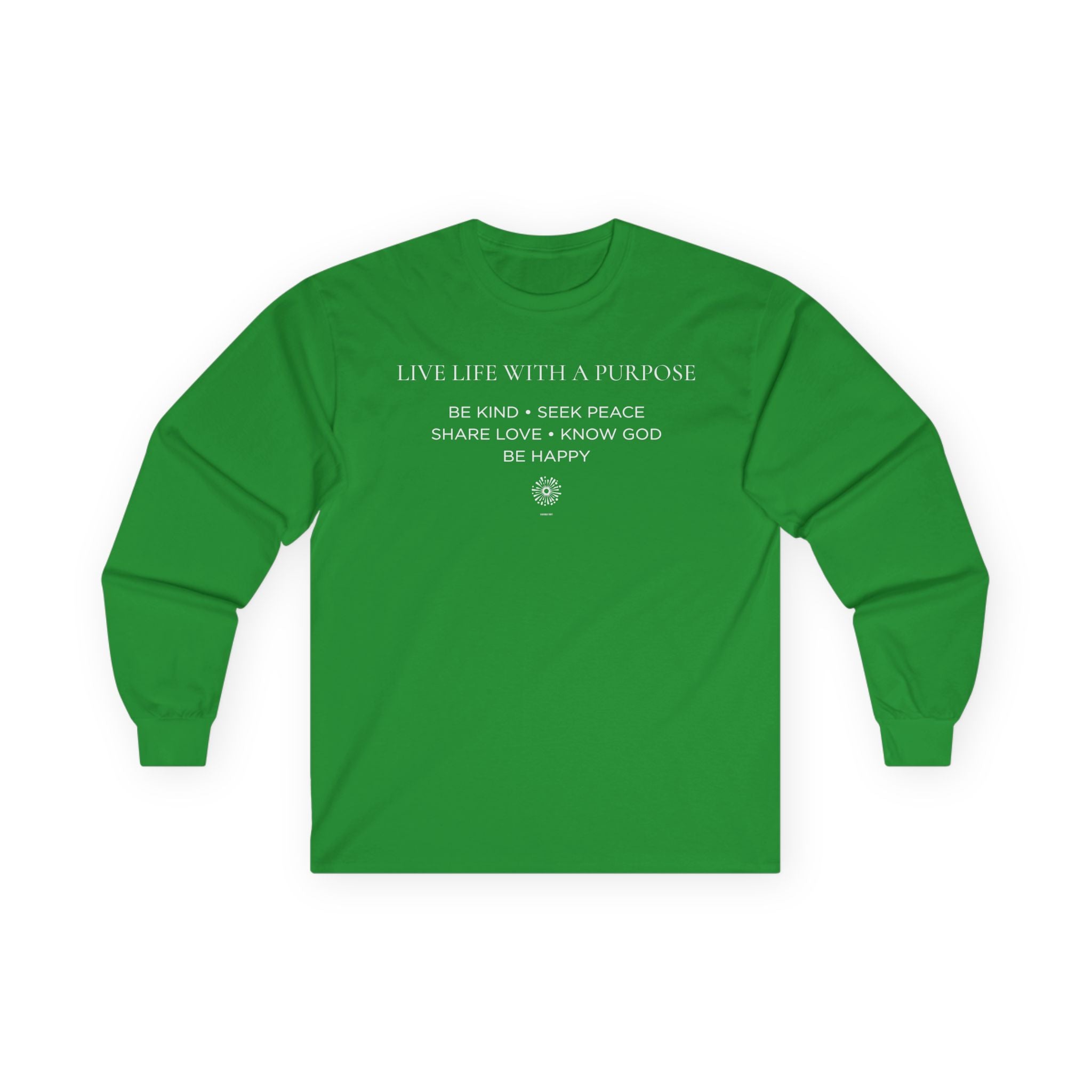 Live Life With A Purpose Men's Ultra Cotton Long Sleeve Tee