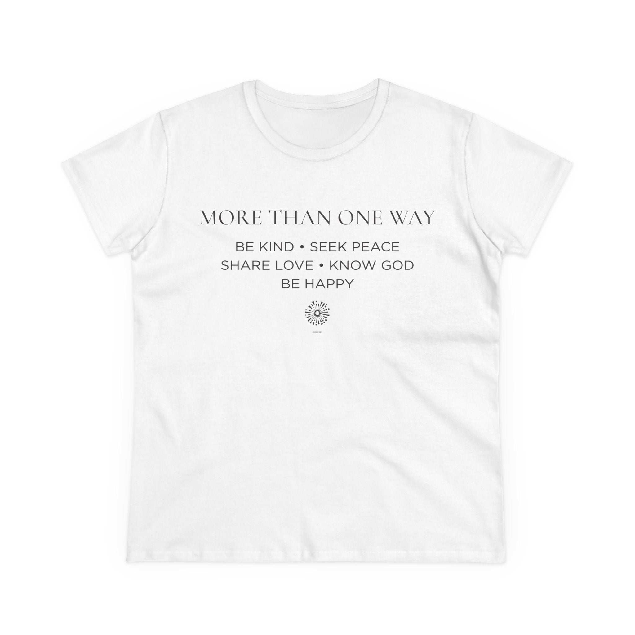 More Than One Way Women's Midweight Tee