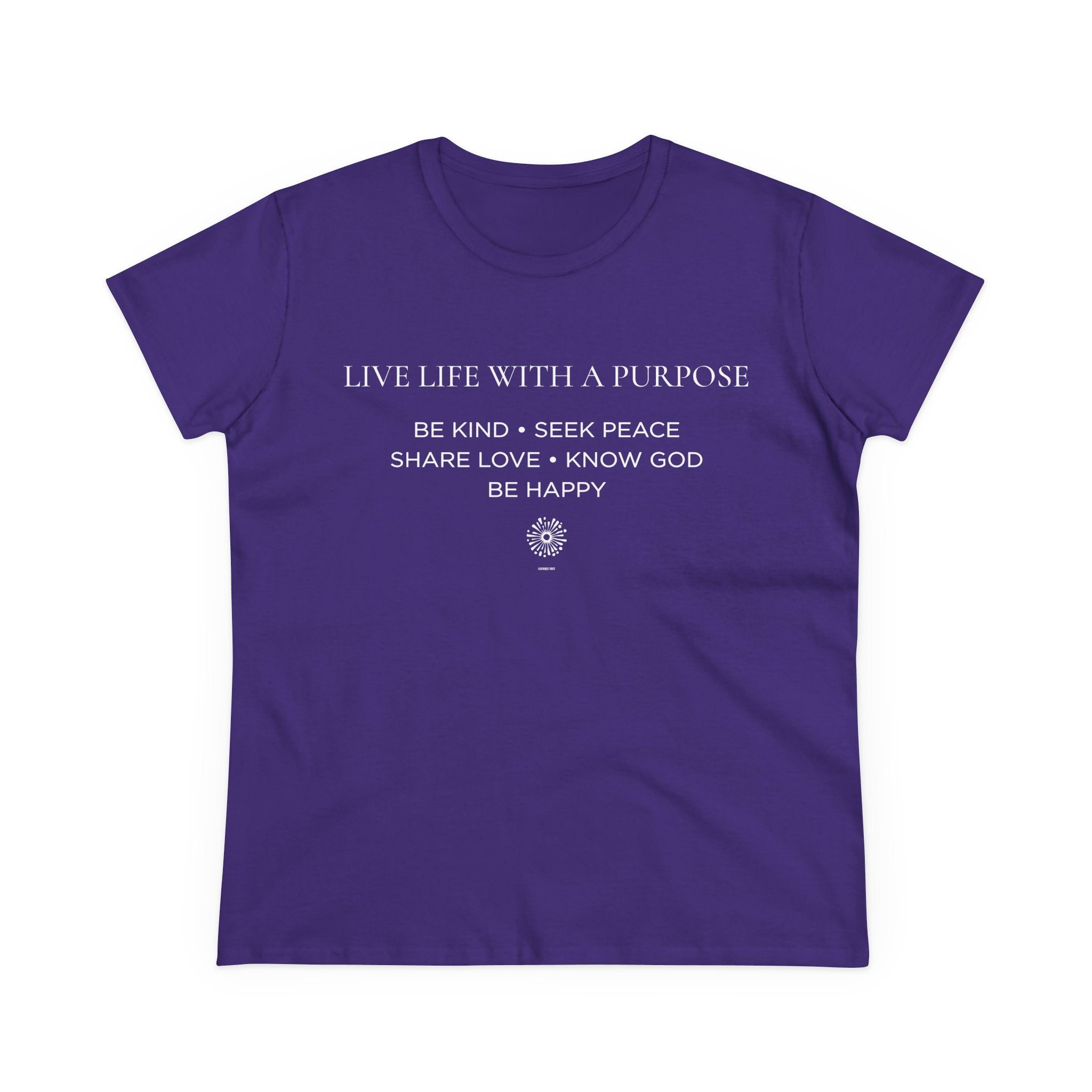 Live Life With A Purpose Women's Midweight Tee