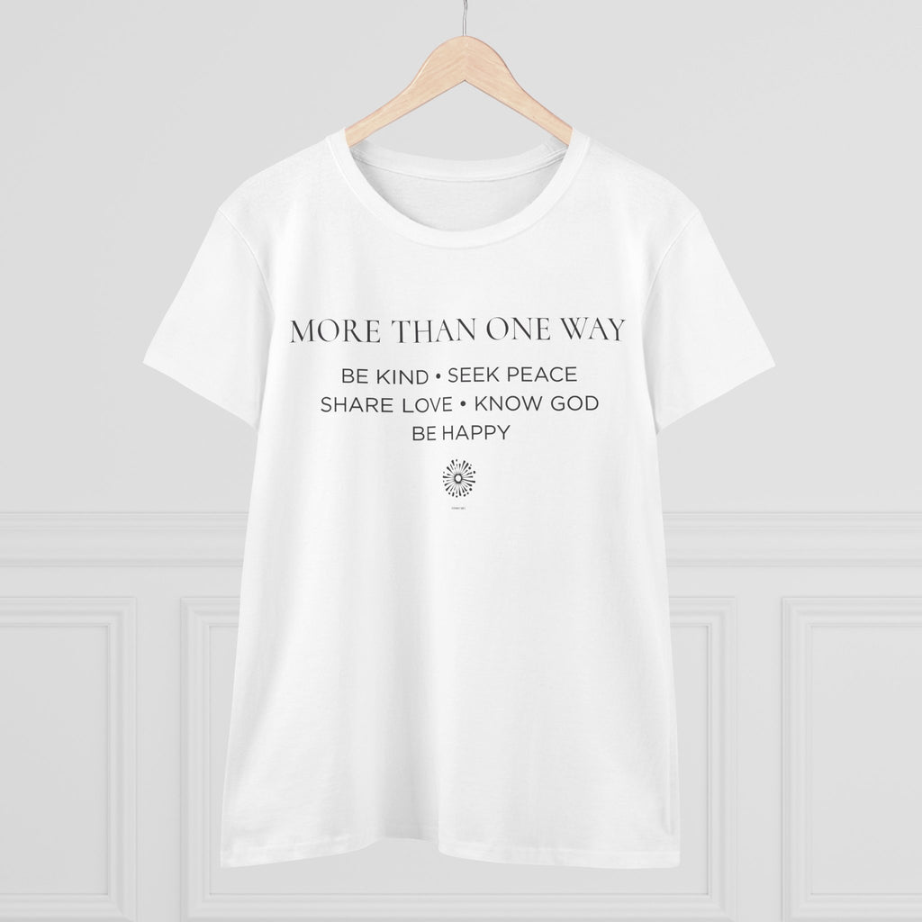 More Than One Way Women's Midweight Tee