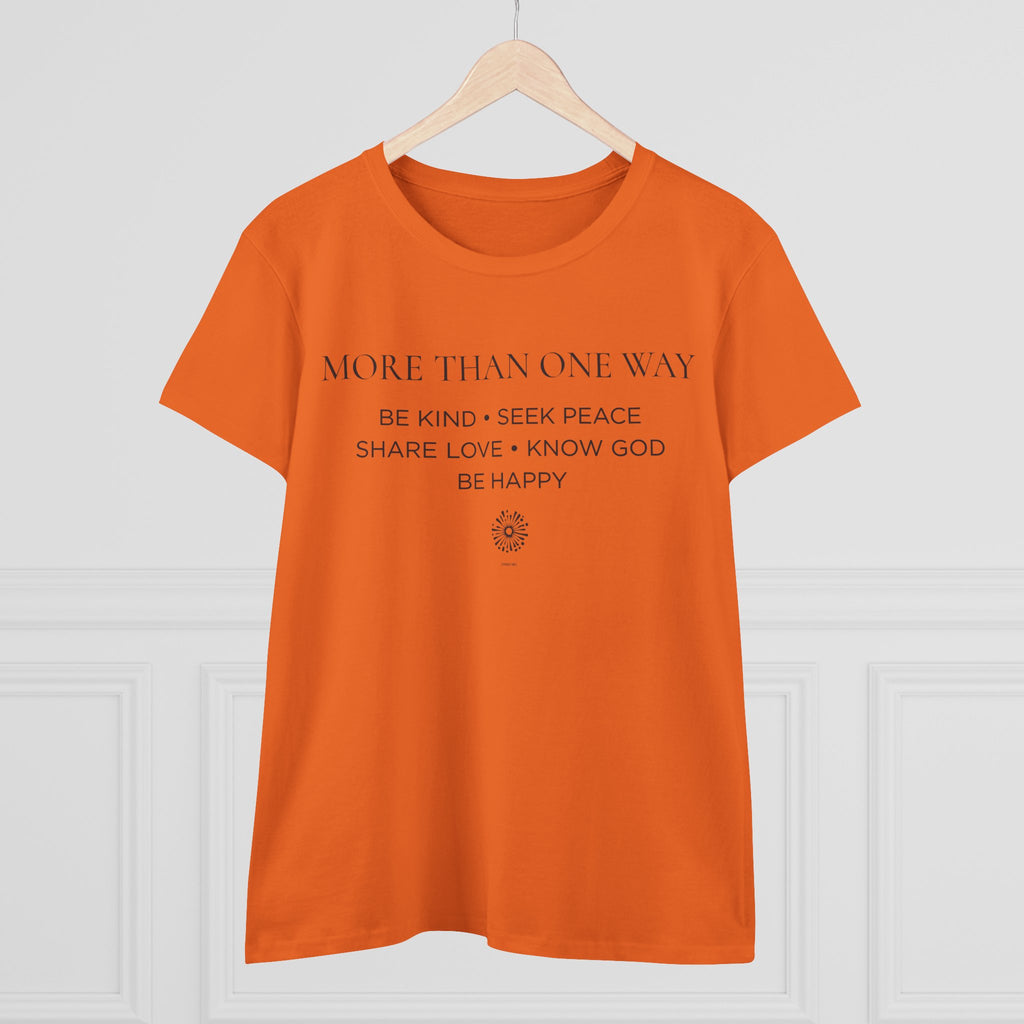 More Than One Way Women's Midweight Tee