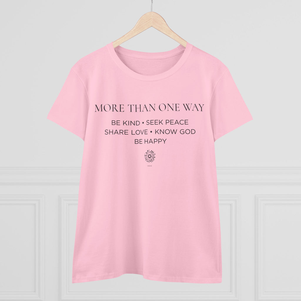 More Than One Way Women's Midweight Tee